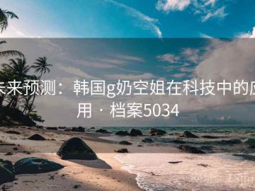 未来预测：韩国g奶空姐在科技中的应用 · 档案5034