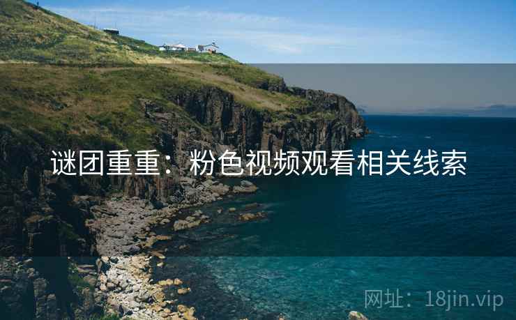 谜团重重：粉色视频观看相关线索