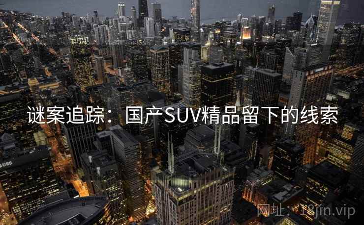 谜案追踪：国产SUV精品留下的线索
